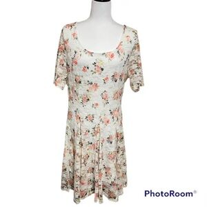 Plus size beautiful lace dress